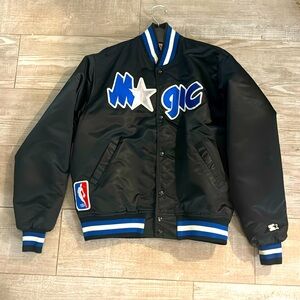 Vintage Orlando Magic bomber jacket. Barely worn and in new condition.